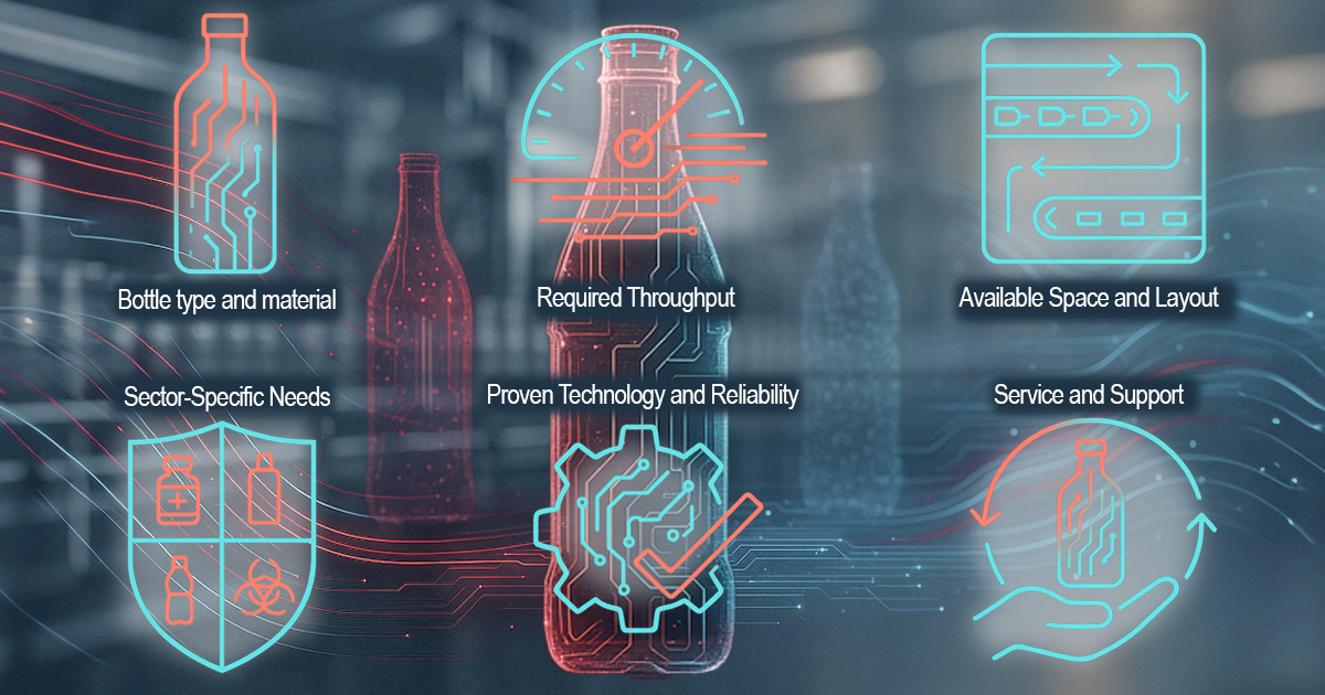 High-speed rotary bottle unscrambler ensuring gentle handling of PET bottles with efficient, flexible packaging line integration.
