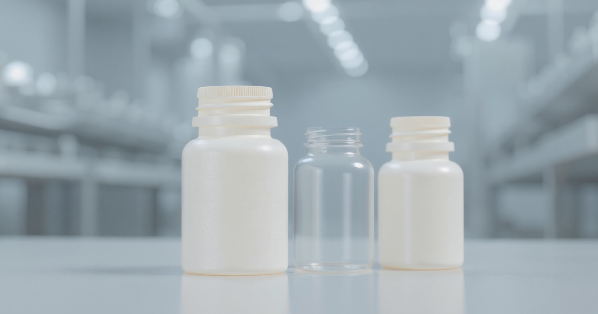 Sterile bottle unscrambler by POSIMAT, designed for Annex 1 GMP compliance in ophthalmic and otic pharmaceutical packaging lines.