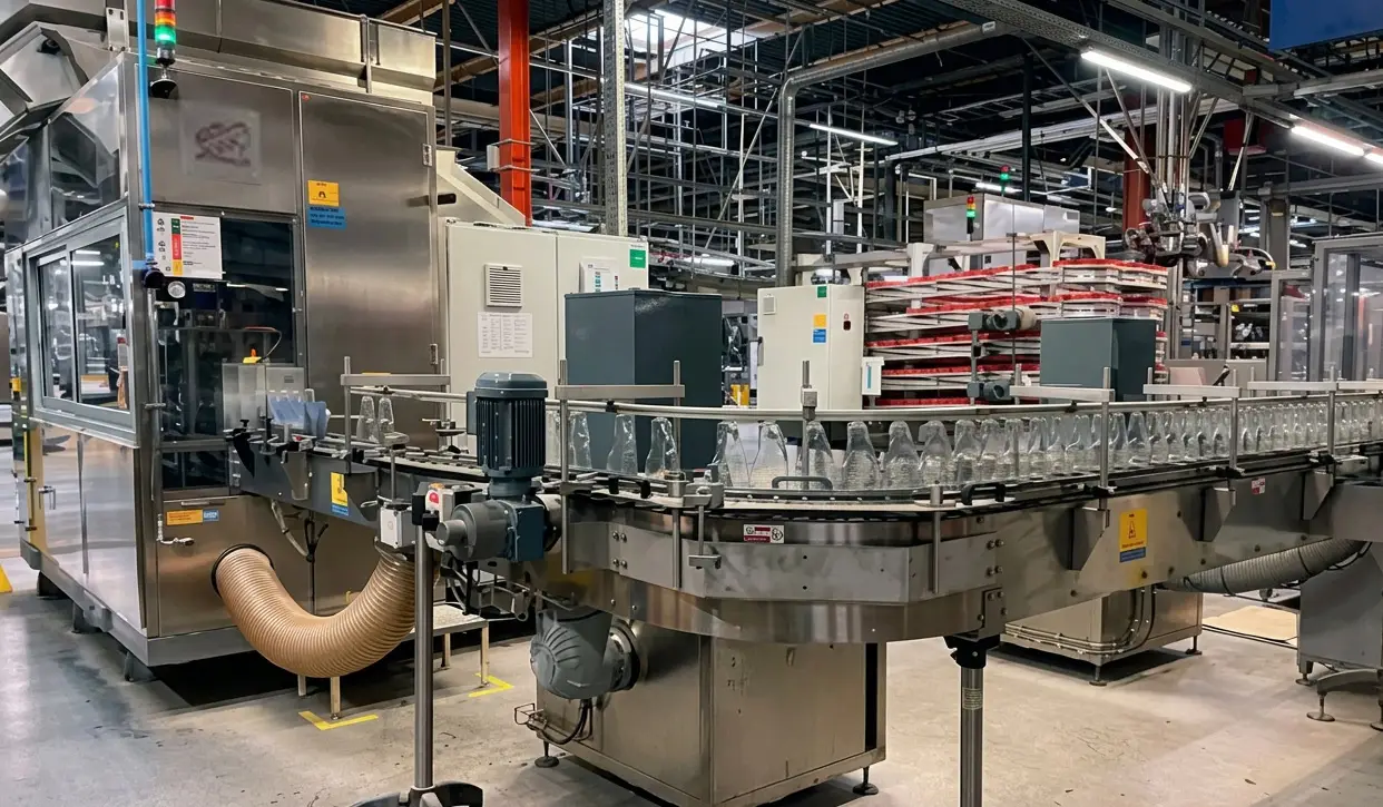 POSIMAT partnership supporting sustainable recycled PET bottle handling and packaging line efficiency